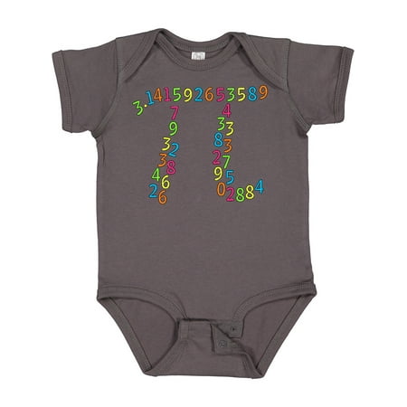 Inktastic Pi Numbers in Pi Symbol for Pi Day Gift Baby Boy or Baby Girl Bodysuit