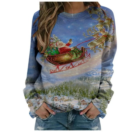 jsaierl Christmas Sweatshirt Women Long Sleeve Christmas Tree Graphic Top Workout Crewneck Sweatshirt Vintage Pullover Christmas Gifts for Women
jsaierl Christmas Sweatshirt Women Long Sleeve Christmas Tree Graphic Top Workout Crewneck Sweatshirt Vintage Pullover Christmas Gifts for Women