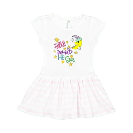 Inktastic Twinkle Twinkle Little Star with Yellow Moon in Night Cap Gift Toddler Girl Dress
Inktastic Twinkle Twinkle Little Star with Yellow Moon in Night Cap Gift Toddler Girl Dress