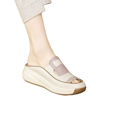 Levmjia Boho Sandals for Women Summer Casual Flat Outdoor Fashion Leisure Slope Heel Thick Bottom Baotou Half Slippers Women s Concise And Comfortable One Foot Stirrups Casual Shoes Sandals
Levmjia Boho Sandals for Women Summer Casual Flat Outdoor Fashion Leisure Slope Heel Thick Bottom Baotou Half Slippers Women s Concise And Comfortable One Foot Stirrups Casual Shoes Sandals