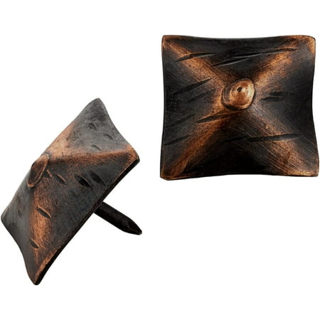 25 Pack - Iron Clavos Decorative Nails Head 1.25 Inch - Oil Rubbed Bronze - Decorative Accent For Home Improvement - Farmhouse Shutters Barn Door Furniture Gates
25 Pack - Iron Clavos Decorative Nails Head 1.25 Inch - Oil Rubbed Bronze - Decorative Accent For Home Improvement - Farmhouse Shutters Barn Door Furniture Gates