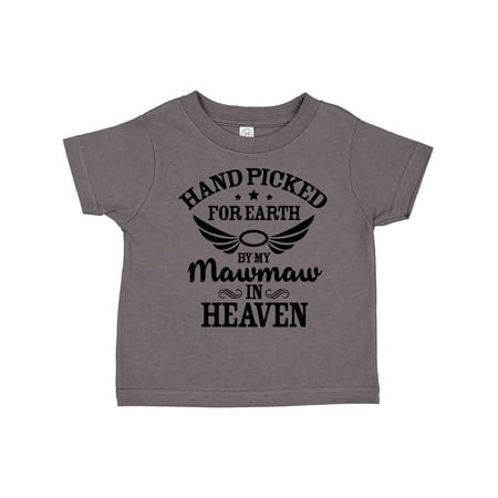 Inktastic Handpicked for Earth By My Mawmaw in Heaven with Angel Wings Gift Toddler Boy or Toddler Girl T-Shirt
Inktastic Handpicked for Earth By My Mawmaw in Heaven with Angel Wings Gift Toddler Boy or Toddler Girl T-Shirt