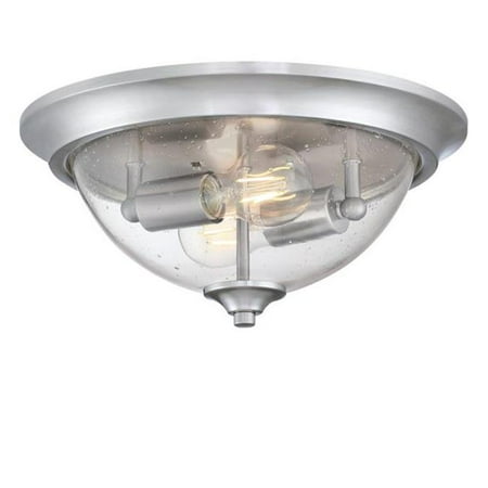 Westinghouse Lighting 6115900 13 in. Basset Two Light Indoor Flush Mount Fixture Brushed Nickel
Westinghouse Lighting 6115900 13 in. Basset Two Light Indoor Flush Mount Fixture Brushed Nickel
