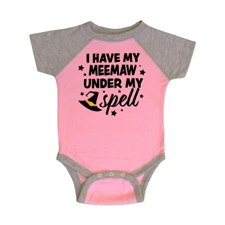 Inktastic I Have My Meemaw Under My Spell with Cute Witch Hat Gift Baby Boy or Baby Girl Bodysuit
Inktastic I Have My Meemaw Under My Spell with Cute Witch Hat Gift Baby Boy or Baby Girl Bodysuit