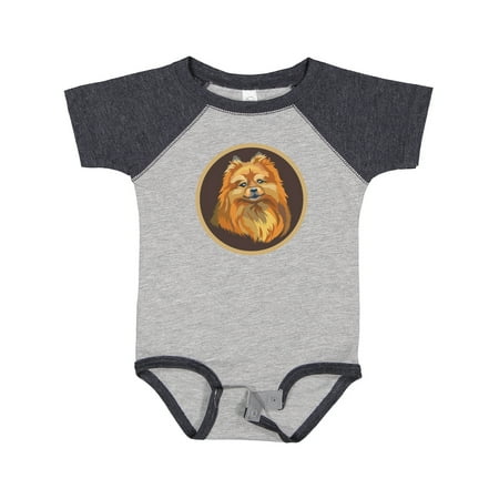 Inktastic Pomeranian Dog Cute Gift Baby Boy or Baby Girl Bodysuit