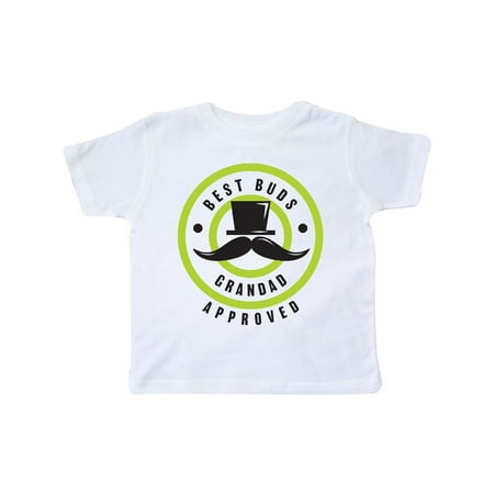 Inktastic Best Buds Grandad Approved with Tophat and Mustache Gift Toddler Boy Girl T-Shirt
Inktastic Best Buds Grandad Approved with Tophat and Mustache Gift Toddler Boy Girl T-Shirt