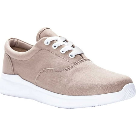 Women s Propet Flicker Sneaker Tan Canvas 10 W