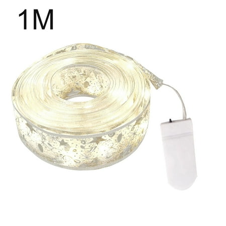 ZHIYU Christmas Ribbon Fairy Lights Christmas LED Lights Double Ribbon String Lights Christmas Tree Decoration Glowing Ribbon Pendant
ZHIYU Christmas Ribbon Fairy Lights Christmas LED Lights Double Ribbon String Lights Christmas Tree Decoration Glowing Ribbon Pendant