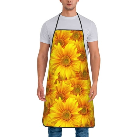 Jgfou 3D Sunflowers Print Anti-fouling Apron for Men Women Waterproof Oil-Proof Kitchen Apron with Adjustable Straps Pocket and No-Pill No-Fade Fabric
Jgfou 3D Sunflowers Print Anti-fouling Apron for Men Women Waterproof Oil-Proof Kitchen Apron with Adjustable Straps Pocket and No-Pill No-Fade Fabric