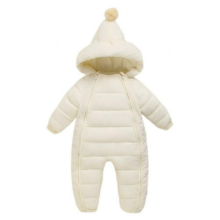 Popvcly 0-24 Months Baby Boy Girl Winter Solid Windbreaker Snow Warm Hooded Romper Jumpsuit Jacket Outwear Overcoat Full-zip Thick Down Coat
Popvcly 0-24 Months Baby Boy Girl Winter Solid Windbreaker Snow Warm Hooded Romper Jumpsuit Jacket Outwear Overcoat Full-zip Thick Down Coat