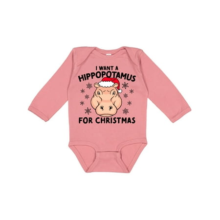 Inktastic I Want a Hippopotamus for Christmas in Santa Hat Gift Baby Boy or Baby Girl Long Sleeve Bodysuit
Inktastic I Want a Hippopotamus for Christmas in Santa Hat Gift Baby Boy or Baby Girl Long Sleeve Bodysuit