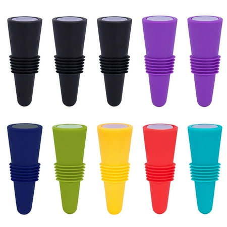 NUOLUX 10pcs Durable Wine Bottle Stoppers Bottle Plugs Sealing Plugs (Assorted Color)
NUOLUX 10pcs Durable Wine Bottle Stoppers Bottle Plugs Sealing Plugs (Assorted Color)