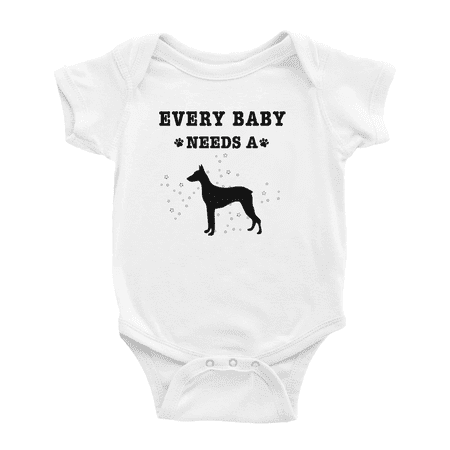Every Baby Needs A Doberman Pinscher Dog Cute Baby Romper For Boy Girl 0-3 Months
Every Baby Needs A Doberman Pinscher Dog Cute Baby Romper For Boy Girl 0-3 Months
