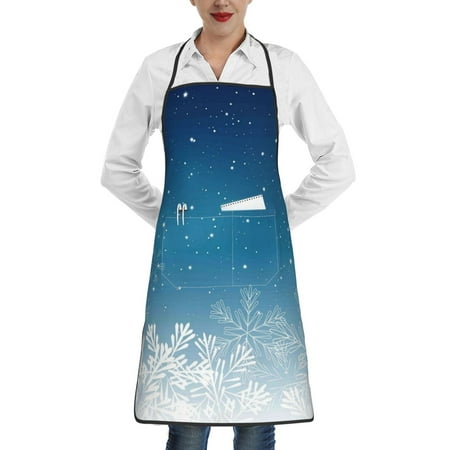 Pofeuu Christmas Snowflakes Print Aprons with Pockets Cute Aprons for Kitchen Cooking Server Barber Chef Apron
Pofeuu Christmas Snowflakes Print Aprons with Pockets Cute Aprons for Kitchen Cooking Server Barber Chef Apron