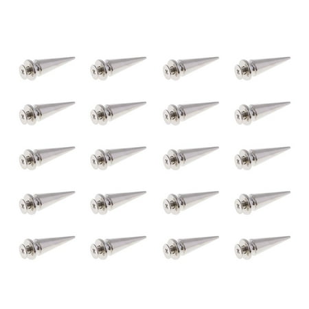 20 Set Cone Spikes Belt Leathercraft Rivet Accessory x 19mm 7 x 19mm