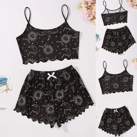 〖Roliyen〗Lingerie For Women Tops+Pants Lounge Camisole Sleep Wear Fashion Women Set Sets Floral Print Wear Home Women Suits Sets
〖Roliyen〗Lingerie For Women Tops+Pants Lounge Camisole Sleep Wear Fashion Women Set Sets Floral Print Wear Home Women Suits Sets