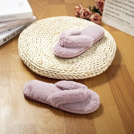 Women s Fuzzy Fur Slippers Soft Comfy Flat Sandals Open Toe Flip Flop Slides Anti-Slip Spa Shoes for Indoor Outdoor
Women s Fuzzy Fur Slippers Soft Comfy Flat Sandals Open Toe Flip Flop Slides Anti-Slip Spa Shoes for Indoor Outdoor