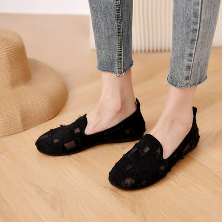 Tangnade Winter Clearance Mesh Flat-bottom Hollow Breathable Comfortable Lace Single Shoes for Women
Tangnade Winter Clearance Mesh Flat-bottom Hollow Breathable Comfortable Lace Single Shoes for Women