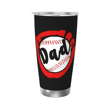 Baseball Dad 20 Oz Water Bottle Insulated Tumblers Stainless Steel Cups Double Wall Tumbler with Lid
Baseball Dad 20 Oz Water Bottle Insulated Tumblers Stainless Steel Cups Double Wall Tumbler with Lid