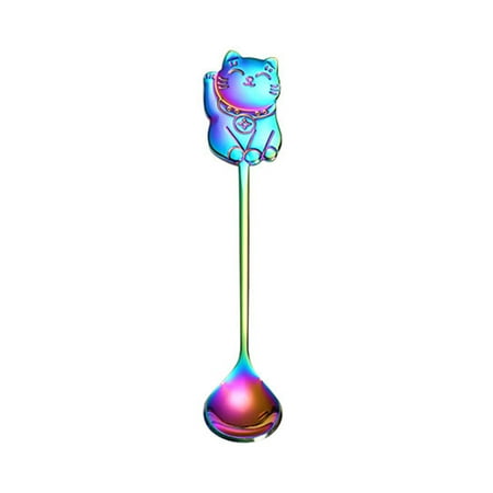 YFan Mirror Polished Spoon Ergonomic Stainless Steel High Temperature Resistant Lucky Cat Tea Scoop Party Decor
YFan Mirror Polished Spoon Ergonomic Stainless Steel High Temperature Resistant Lucky Cat Tea Scoop Party Decor