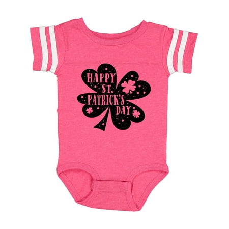 Inktastic Happy St. Patrick s Day Shamrock Silhouette in Black Gift Baby Boy or Baby Girl Bodysuit
Inktastic Happy St. Patrick s Day Shamrock Silhouette in Black Gift Baby Boy or Baby Girl Bodysuit