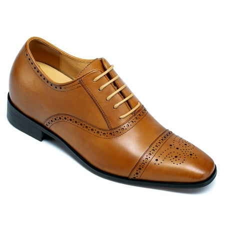 CMR CHAMARIPA Mens Brogue Formal Dress Shoes Brown Oxford Elevator Shoes Height Increasing 2.76
CMR CHAMARIPA Mens Brogue Formal Dress Shoes Brown Oxford Elevator Shoes Height Increasing 2.76