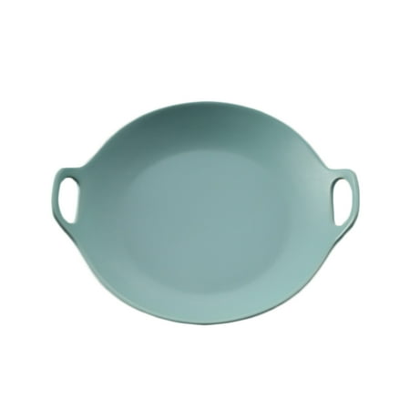 8 Inches Simple Ceramic Dessert Cake Plate Round Porcelain Fruit Salad Serving Tray with Double Handle Kitchen Tableware for Home
8 Inches Simple Ceramic Dessert Cake Plate Round Porcelain Fruit Salad Serving Tray with Double Handle Kitchen Tableware for Home