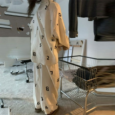 Plaid Casual Pajama Sets Women Single Breasted Ins Japan Turn-down Collar Nightwear Spring Fall Elastic Waist Homewear New Mujer
Plaid Casual Pajama Sets Women Single Breasted Ins Japan Turn-down Collar Nightwear Spring Fall Elastic Waist Homewear New Mujer