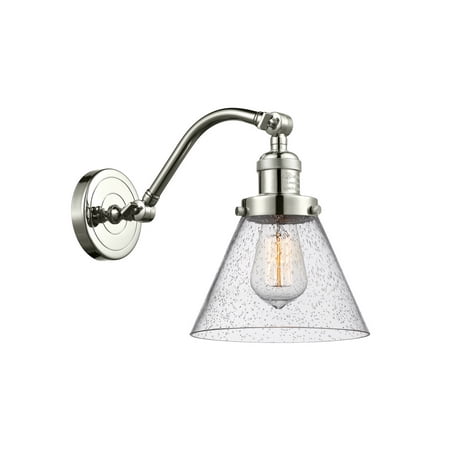 Innovations 515-1W-PN-G44 Large Cone 1 Light Sconce part of the Franklin Restoration Collection Polished Nickel
Innovations 515-1W-PN-G44 Large Cone 1 Light Sconce part of the Franklin Restoration Collection Polished Nickel