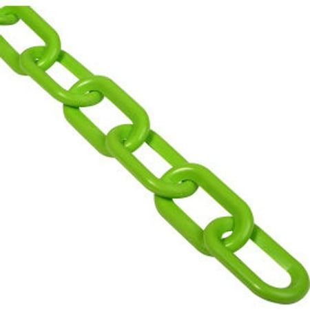 Global Industrial Plastic Chain Barrier 2 x50 L Safety Green 954113SG GLO-954113SG