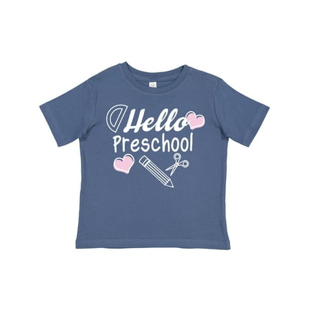 Inktastic Hello Preschool with Hearts and School Supplies Gift Toddler Boy or Toddler Girl T-Shirt
Inktastic Hello Preschool with Hearts and School Supplies Gift Toddler Boy or Toddler Girl T-Shirt