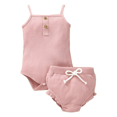 KI-8jcuD Baby Girl Ruffle Romper Set Baby Girls Solid Spring Summer Ribbed Sleeveless Romper Bosyduit Shorts Outfits Clothes New Baby Gift Set Girl Toddler Checke Pants New Born Baby Girl Out
KI-8jcuD Baby Girl Ruffle Romper Set Baby Girls Solid Spring Summer Ribbed Sleeveless Romper Bosyduit Shorts Outfits Clothes New Baby Gift Set Girl Toddler Checke Pants New Born Baby Girl Out