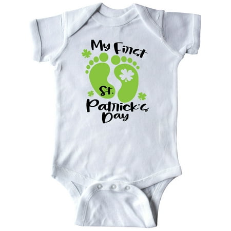 Inktastic My 1st St. Patrick s Day with Green Baby Footprints Gift Baby Boy or Baby Girl Bodysuit
Inktastic My 1st St. Patrick s Day with Green Baby Footprints Gift Baby Boy or Baby Girl Bodysuit