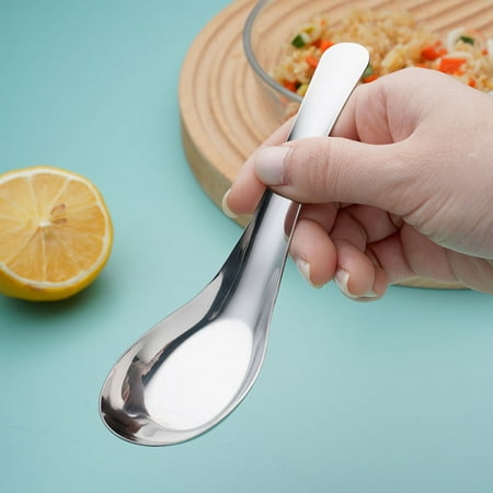 Raindrops 6pcs Stainless Steel Serving Spoon for Cooking and Dining Large Flat Bottom Soup Spoon for Kitchen Use
Raindrops 6pcs Stainless Steel Serving Spoon for Cooking and Dining Large Flat Bottom Soup Spoon for Kitchen Use