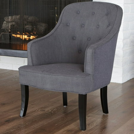 Sophia Fabric Chair - Dark Gray