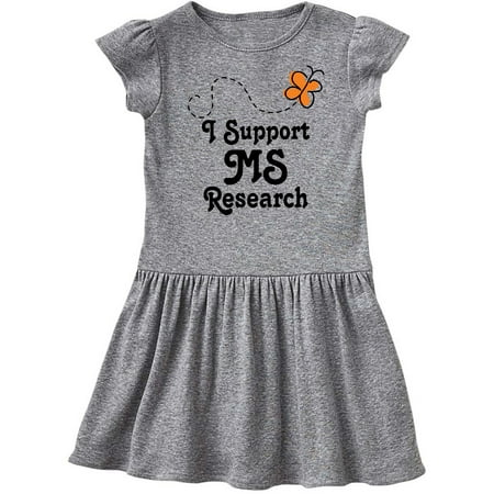 Inktastic Multiple Sclerosis MS Research Gift Toddler Girl Dress