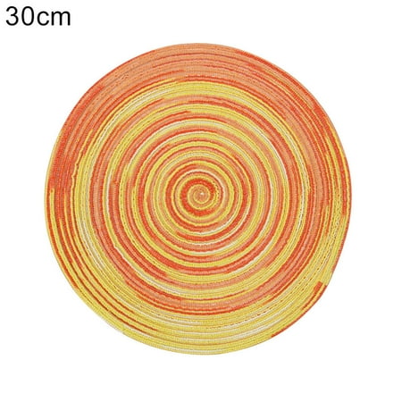 Wanwan Multicolor Round Shaped Satin Dyed Cotton Yarn Woven Placemat Coaster Home Decor
Wanwan Multicolor Round Shaped Satin Dyed Cotton Yarn Woven Placemat Coaster Home Decor