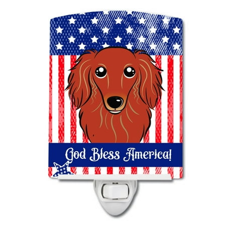 Caroline s Treasures BB2144CNL Flag and Longhair Red Dachshund Ceramic Night Light 6x4x3 multicolor
Caroline s Treasures BB2144CNL Flag and Longhair Red Dachshund Ceramic Night Light 6x4x3 multicolor