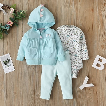 Yubatuo Spring And Autumn Baby And Toddler Long Sleeve Casual Hooded Three-Piece Set Blue 100
Yubatuo Spring And Autumn Baby And Toddler Long Sleeve Casual Hooded Three-Piece Set Blue 100