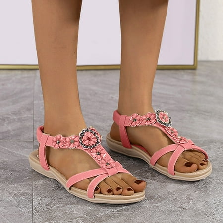 XIAQUJ Women Sandals Fashion Flower Decoration Flat Bottom Comfortable Elastic Bland Non Light Shoes Sandals for Women Red 7.5(39)
XIAQUJ Women Sandals Fashion Flower Decoration Flat Bottom Comfortable Elastic Bland Non Light Shoes Sandals for Women Red 7.5(39)