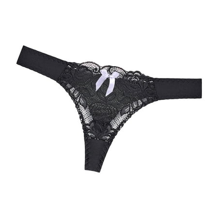 Women Underwear Brief Panties New Hot Panties For Lace Through Hollow Out Cotton Low Waist Lace Thong