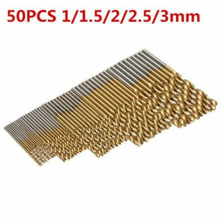50Pcs/Set Twist Drill Bit Set Saw Set HSS High Steel Titanium Coated Drill Woodworking Wood Tool 1/1.5/2/2.5/3mm For Metal
50Pcs/Set Twist Drill Bit Set Saw Set HSS High Steel Titanium Coated Drill Woodworking Wood Tool 1/1.5/2/2.5/3mm For Metal