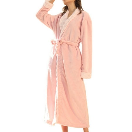 Homegro Women s Flannel Long Bath Robe Fleece Fuzzy Plush Bathrobe Full Length Winter Warm Pocket Pink X-Large
Homegro Women s Flannel Long Bath Robe Fleece Fuzzy Plush Bathrobe Full Length Winter Warm Pocket Pink X-Large