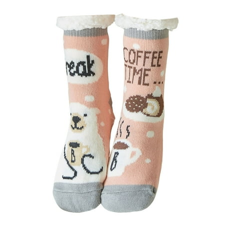 Mightlink 1 Pair Floor Socks Christmas Theme Stretchy Fuzzy Thickened Non-slip Silicone Cold Resistant Cozy Winter Thermal Women Indoor Home Slipper Sleeping Socks for Xmas
Mightlink 1 Pair Floor Socks Christmas Theme Stretchy Fuzzy Thickened Non-slip Silicone Cold Resistant Cozy Winter Thermal Women Indoor Home Slipper Sleeping Socks for Xmas