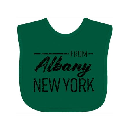 Inktastic From Albany New York in Black Distressed Text Gift Baby Boy or Baby Girl Bib
Inktastic From Albany New York in Black Distressed Text Gift Baby Boy or Baby Girl Bib