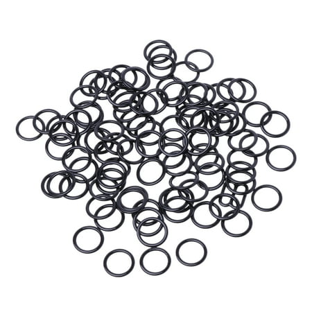 RABBITH Bra O Rings100pcs Metal Bra Strap Adjuster Slider O Rings Replacement