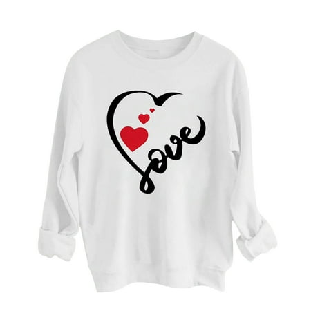 Women s Round Neck Long Sleeve Printed Heart Sweatshirt Top plus Size Shirts for Women 2x Solid T Shirt Women Dressy plus Size Blouses for Women Christmas Tunics for Women plus Size plus Size Bra
Women s Round Neck Long Sleeve Printed Heart Sweatshirt Top plus Size Shirts for Women 2x Solid T Shirt Women Dressy plus Size Blouses for Women Christmas Tunics for Women plus Size plus Size Bra