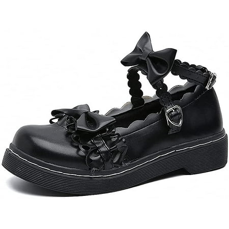 Women Lolita Shoes Heel Mary Jane Lace Pumps with Bow Kawaii Cute Cosplay Wedge Boots Cross Strap Block Heel Sweet Style
Women Lolita Shoes Heel Mary Jane Lace Pumps with Bow Kawaii Cute Cosplay Wedge Boots Cross Strap Block Heel Sweet Style