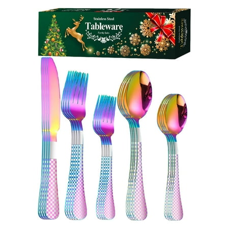 TAONMEISU Flatware Set for 4 | 20 Pieces Silverware Set Forks Spoons and Knives Set | Mirror Polishes Stainless Steel Cutlery Utensil Set Durable Home Kitchen Eating Tableware Set
TAONMEISU Flatware Set for 4 | 20 Pieces Silverware Set Forks Spoons and Knives Set | Mirror Polishes Stainless Steel Cutlery Utensil Set Durable Home Kitchen Eating Tableware Set