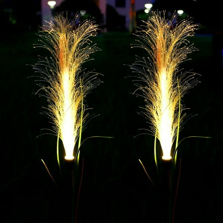 2Pcs Solar Fiber Light Solar LED Reed Stake Light 600mAh Solar Outdoor Light Solar Powered Decorative Lamp Durable Automatic Garden Stake Light with Simulation Reed for Outdoor
2Pcs Solar Fiber Light Solar LED Reed Stake Light 600mAh Solar Outdoor Light Solar Powered Decorative Lamp Durable Automatic Garden Stake Light with Simulation Reed for Outdoor